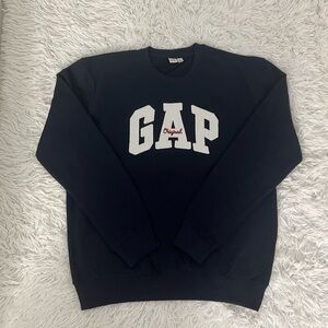 GAP Original Men's Dark Blue Crewneck Sweater